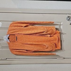 Ralph Luren black label two piece sweater 100 % silk, size L​​​​​​​​​​​​​​​